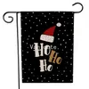 Christmas Garden Flag Dwustronny Drukowanie Wzór 47 * 32cm Linen Flaga Yard Decoration Banner Flags T2I52511