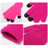 Fingerless Gloves 2021 Kleurrijke touchscreen Winter voor man en vrouwen plus dik gebreide Guantes Manoplas Mujer Mitaine