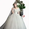 Wedding dress 2022 new Korean style slim bride wedding plus size lace studio dress