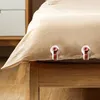 Hushåll Creative redskap Bag clips Quilt Clip Förebyggande av att sparkla av quilten Anti-Skid Bed Linne Klädtorkhållare 6 Pack