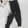 Genayooa coreano 2 pezzi causale top a maniche lunghe e pantaloni streetwear tuta da donna palestra due pezzi 210417