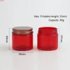 24 X Travell 60g Red Pet Crème Contenants Cosmétiques Jar 60cc 2oz Make Up BottlesBood