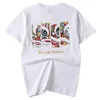 Chinese Style Casual T-shirt Summer Cotton Print Short Sleeve Men's Loose Tee Tops