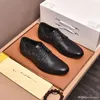 A1 21ss Marcas de luxoModa Masculina Gommino Vestido Casual Sapatos de festa Cowskin Sapato Único Slip On Wedding Pumps Preto Tamanho38-46