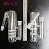 Glass Ash Catcher 14,4 mm och 18,8 mm Percolator Perc Glass Ash Catcher Bubbler High Quality Glass Ashcatcher för Bong