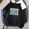 Van Gogh Skriv ut Vinter Vintage Stor Storlek Mode Casual Loose Långärmad Kvinnor Harajuku Ins Fun Punk Ulzzang Hooded Sweatshirt 211019