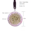 Orgonite Reiki Pendant crystal The Soul Bring Lucky Energy Stone Pendant Necklace Glamour Jewelry For Women X0707