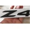 Chrome Gloss Black Letters Trunk Emblems Z 4 Number Shiny Black Emblem Badge for BMW Z4 h j y i190V7960668