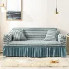 Waterdichte Solid Color Elastische Sofa Cover voor Woonkamer Gedrukt Plaid Stretch Sectional Slipcovers Sofa Couch Cover L Shape 201222