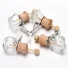 Car Perfume Bottle Clip For Essential Oils Air Freshener Fragrance Airs Vent Outlet Empty Glass Bottles SN2607