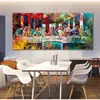 Het Laatste Avondmaal Canvas Prints Wall Art Pictures Voor Woonkamer Home Decor Indoor Decoraties Abstract Portret Beroemde Schilderij