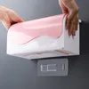 Toilet Paper Holder Wall-mount Hygienic Dispenser Tissue Box Bathroom Accessories Home Storage Waterproof 210423