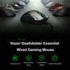 Gaming Wired Mouse DeathAdder Razer Razer V2 Essencial 6400dpi Ergonômico Sensor óptico de grau profissional para computador portátil