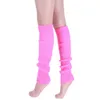 Calzini sportivi Lolita Women Warm Winter Knit Foot Cover Polsini per stivali al ginocchio all'uncinetto Beenwarmers Japanese Long