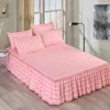 Ne se fanent pas de haute qualité jupe de lit matelas housse de protection literie de ménage (non compris la taie d'oreiller) couvre-lit F0046 210420