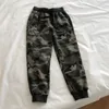 Korobov Streetwear Women Print Cargo Pants Harajuku Camouflage Sweat Pants Women High Waist Vintage Joggers Femme 210430