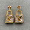 Designer Earrings Womens Luxury Designer Earring Fashion Jewelry With Box Letters Golden Party Wedding Gifts Mens D217064F