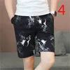 Summer Splash Bläck Graffiti Starry Fireworks Loose Mäns Casual Five Points Shorts 210420