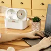 2021 Double spray fan creative retro big wind home office desktop humidification fans gift 2 colors