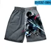 Men's Shorts Cowboy Bebop Anime 3D Print Summer Holiday Women Men Elastic Waist Japan Streetwear Casual Style Beach