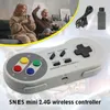 Accessoires de jeu de télécommande manette de jeu sans fil 2.4GHz pour SNES Mini édition classique contrôleurs de Console manettes de jeu