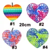 20 cm 30 cm gigantische pionier fidget speelgoed siliconen regenboog push poppers board sensorische vinger puzzel mega jumbo big size press bal game H4237HX