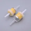 Fournitures de laboratoire 10 pcs/lot petit/moyen/grand filtre à gaz de cylindre en plastique avec papier jaune pour détecteur d'analyse d'échappement de pompe à vide