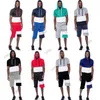 Twee zomer mannen trainingspakken mode sportkleding mannen outdoor korte mouw broek slanke casual pak grote maat M-4XL