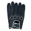Fashion Breathable Genuine Leather Gloves High Quality Men's Lambskin Driving Gloves For Male Mittens