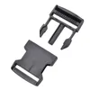 Bag Parts & Accessories 10pcs Plastic Buckles Clips Paracord For Bracelet Black Strap Clasp 25mm