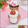 Decorations Festive Party Supplies Home & Garden Kawaii Christmas Squishy Santa Claus Snowman Xmas Tree Shaped Slow Rising Cream Scented Rel