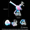 Hookah smoking hemisphere pot shape silicone glass smoke dab rigs water pipes