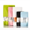 Colorful window stand up aluminum foil bags Empty Frosted ziplocking bag jewelry food Snack packaging pouch