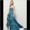 Dorywczo 2021 Plaża Sukienka Seksowne Suknie Boho Wakacje Letnie Długie Backless Cotton Women Party Hippie Chic Vestidos Mujer Biała Dress1 1QXG AHQV0