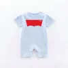 Baby Rompers Boys Girls Designer Print Pure Cotton Phemsuit Bemsuit Lev10395 Newborn Romper2661950