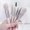 Pinceaux de maquillage 8 pièces fond de teint poudre Blush fard à paupières correcteur lèvres yeux maquillage brosse avec sac cosmétiques beauté Tool2841254