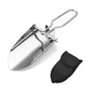 Rostfritt stål Mini Folding Trowel Foldbar Hand Shovel Planting Blommor Trädgård Verktyg Camping Survival Spade XBJK2105