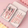 Upgraded Stainless Steel Nail Clipper Set Pedicure Knife 7 10 12 16 18 Piece Sets Beauty Tweezers Manicure