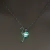 Chaînes mignon bijoux lumineux tour de cou 3 couleurs cadeau de noël pour les femmes collier breloque brillant autruche mode pendentif