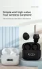 Dokunmatik Kablosuz Kulaklık Spor Mini Bluetooth 5.0 Kulaklık Kulak Binaural Stereo Subwoofer Kulakiçi Kulaklık SmartPhones için HD Çağrı