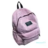 Mode Unisex Einfache Feste Farbe Zipper Rucksack Reisetasche Student Schule Taschen Kinder Bookbag Für Mädchen Teenager
