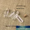 100 stks / partij 3ML Glas injectieflacon Cork Glasfles 1 / 10oz Klein Wishing Display Jar Vintage Glassware Clear Lege Revilleerbare Container Fabriek Prijs Expert Design Quality