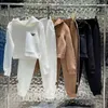 P 가족 Drawstring 후드 옷과 바지 21s 가을 겨울 Yujiefeng 우주 면화 레저 정장 여성 패션