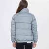 Fluorescent Clothes Night Women Winter Reflective Jacket Female Puffer Jackets Loose Streetwear Warm Luminous Coat AS262 211130