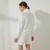 ウィクラレディースコットンスウェットシャツ固体緩い長袖スプリングカジュアルすべてのマッチパーカー女性ファッショントップ210928