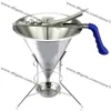 Cream Dough Cake Batter Dispensrar Mix Pastry Jug Baking Maker Cooking Funnel Tools