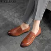 Dress Shoes Designer Crocodile Men Loafers High Quality Mens Formal Wedding Office 2021 Zapatos Para Hombre