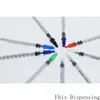 50 세트 / 로트 분배 주사기 1cc 1ml 팁 캡이있는 플라스틱