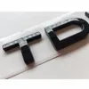 Crome Black Letters TDI TOD LIMPELA BLACHES DE FENDERS emblema emblema emblema para Audi A3 A4 A5 A6 A7 A8 S3 S4 R8 RSQ5 Q5 SQ5 Q3 Q7 Q8324E