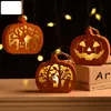Festlig part levererar halloween trä pumpa lykta spöke festival dekoration kyrkogård slott spöken klä upp